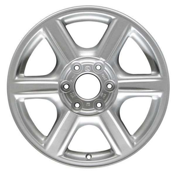 2003 oldsmobile bravada wheel 17 silver aluminum 6 lug w6051s 2