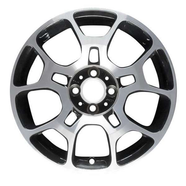 2018 fiat 500 wheel 16 polished black aluminum 4 lug w61663pb 7