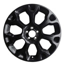 2016 fiat 500l wheel 17 black aluminum 5 lug w61671b 4