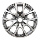 2019 fiat 500 wheel 18 machined charcoal aluminum 5 lug w61681mc 4