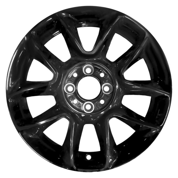 2017 fiat 500 wheel 15 black aluminum 4 lug w61688b 1