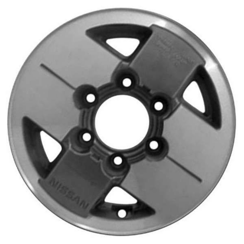 1994 nissan pickup wheel 14 dark charcoal aluminum 6 lug w62188dc 8