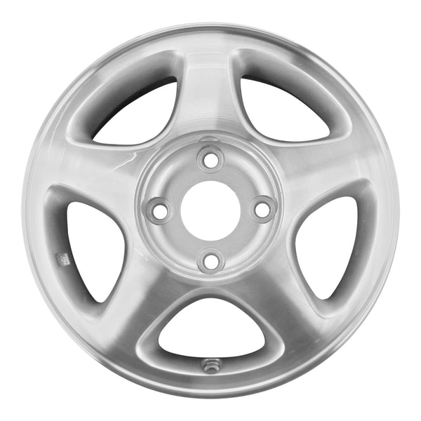 1996 nissan altima wheel 15 machined silver aluminum 4 lug w62303ms 4