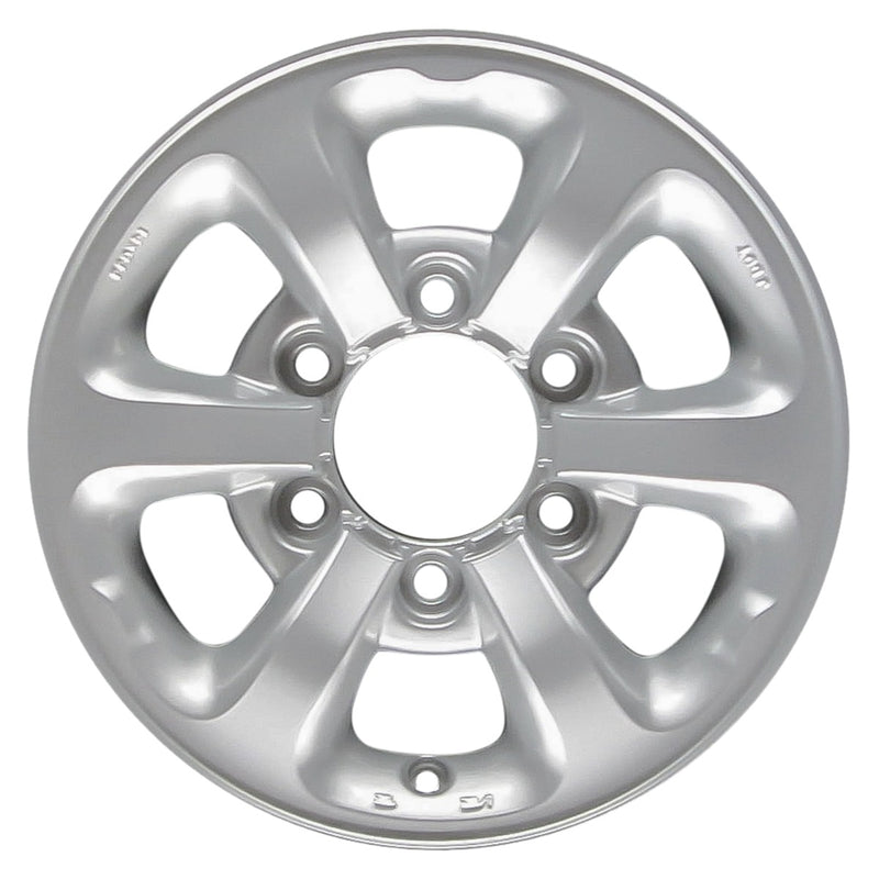 1996 nissan pickup wheel 14 silver aluminum 6 lug w62340s 1