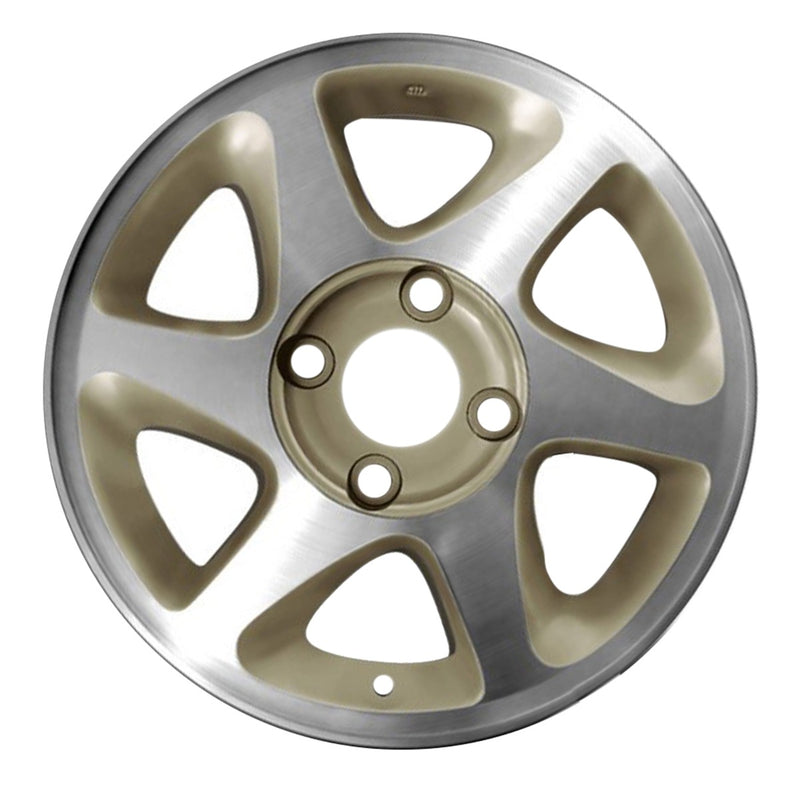 2000 nissan altima wheel 15 machined tan aluminum 4 lug w62354mt 3