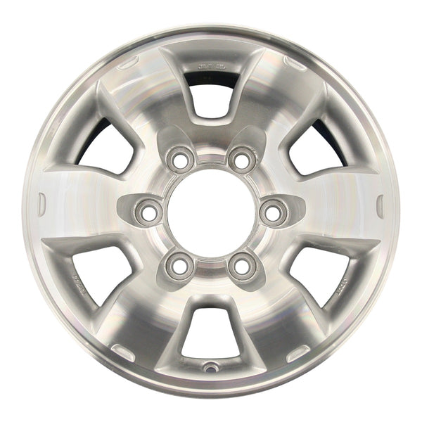 2000 nissan frontier wheel 15 machined silver aluminum 6 lug w62362ms 3