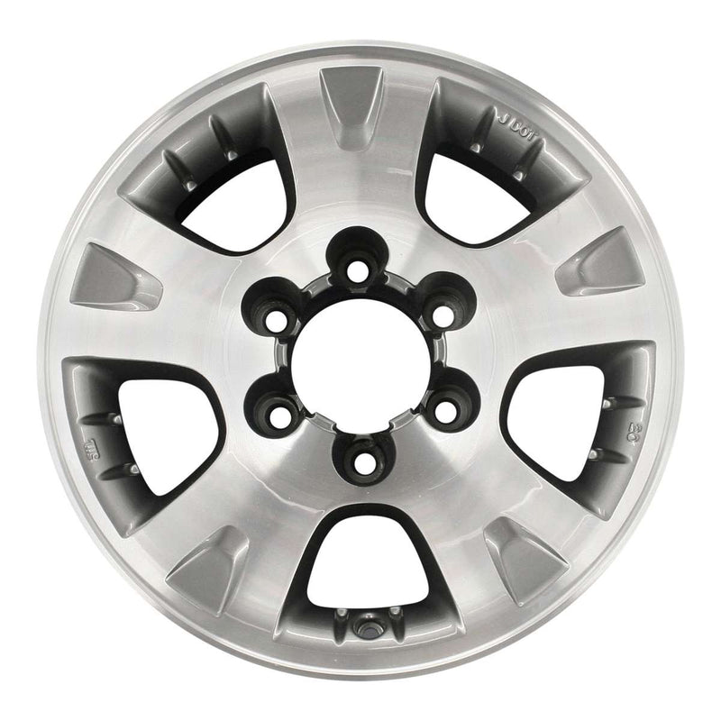 2000 nissan pathfinder wheel 16 machined charcoal aluminum 6 lug w62370mc 2