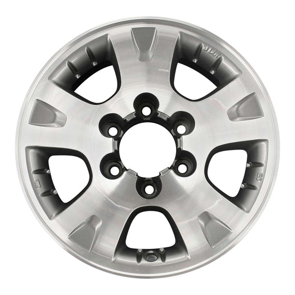 1999 nissan pathfinder wheel 16 machined charcoal aluminum 6 lug w62370mc 1