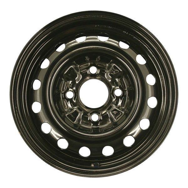 2000 nissan sentra wheel 14 black steel 4 lug w62385b 1