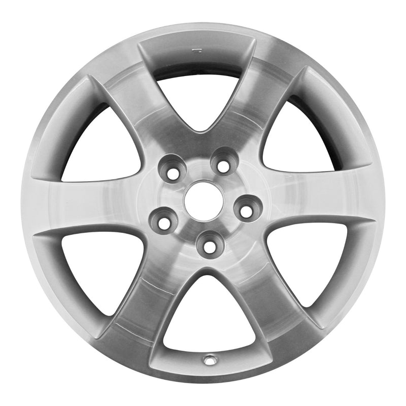 2010 nissan quest wheel 17 machined silver aluminum 5 lug w62477ms 4