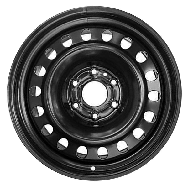 2010 nissan titan wheel 18 black steel 6 lug w62491b 4