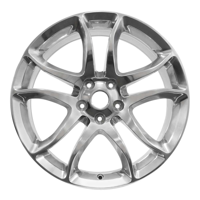 2012 nissan 370z wheel 19 polished aluminum 5 lug w62555p 4