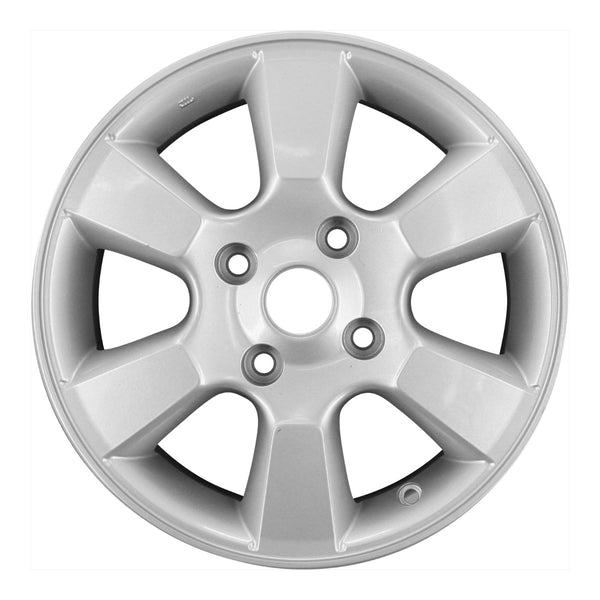 2012 nissan versa wheel 15 machined silver aluminum 4 lug w62577ms 1