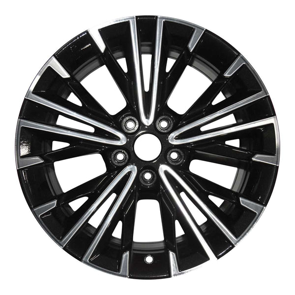 2019 nissan maxima wheel 18 machined black aluminum 5 lug w62722mb 4