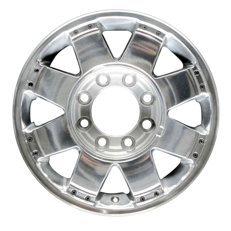 2004 hummer h2 wheel 17 polished aluminum 8 lug w6305p 2