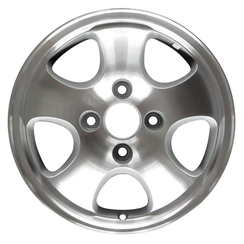 1997 honda accord wheel 15 machined silver aluminum 4 lug w63760ms 1