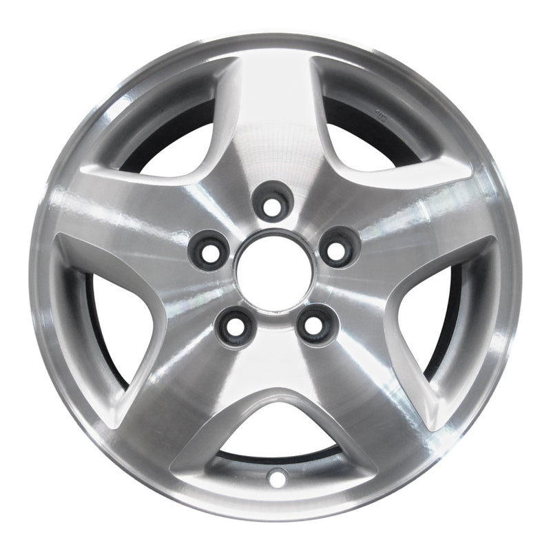 1998 honda accord wheel 15 machined silver aluminum 5 lug w63774ms 1