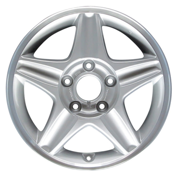 1999 honda accord wheel 15 silver aluminum 5 lug w63786s 2