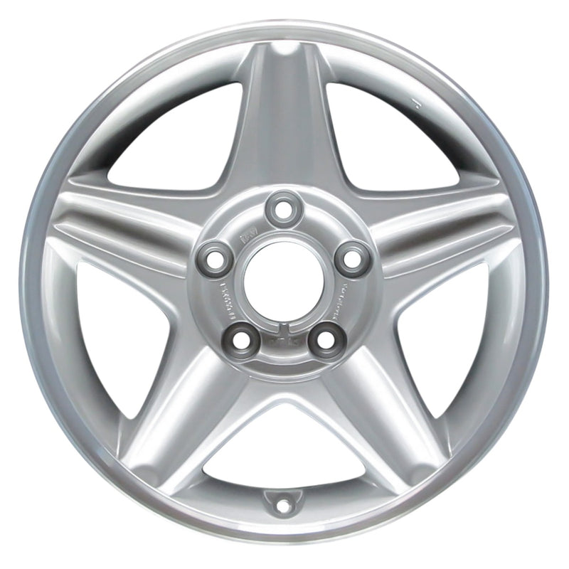 1999 honda accord wheel 15 silver aluminum 5 lug w63786s 2