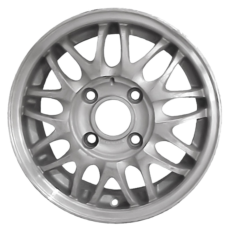 1998 honda accord wheel 14 machined silver aluminum 4 lug w63788ms 1