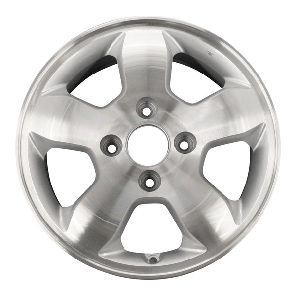 2002 honda accord wheel 15 machined silver aluminum 4 lug w63824ms 2