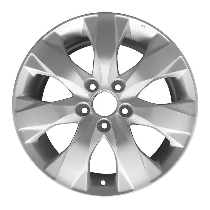 2010 honda accord wheel 17 silver aluminum 5 lug w63934s 3