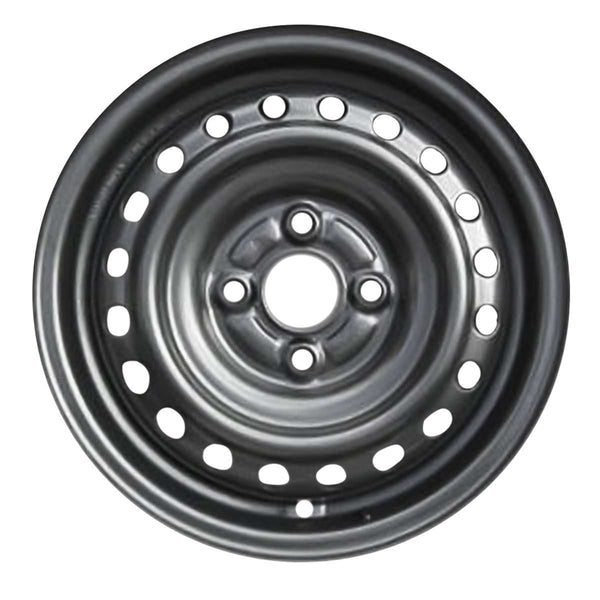 2009 honda fit wheel 15 black steel 4 lug w63989b 1