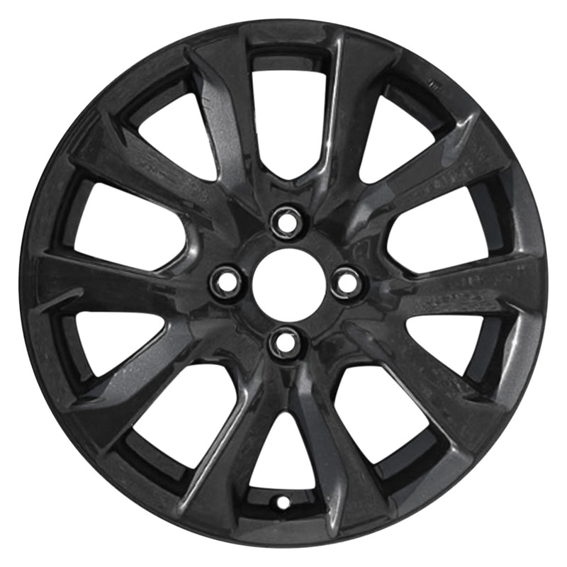 2017 honda fit wheel 16 black aluminum 4 lug w64072b 3