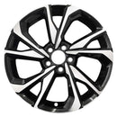 2018 honda civic wheel 18 machined gloss black aluminum 5 lug w64108mb 2