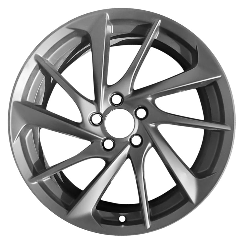 2017 honda civic wheel 19 charcoal aluminum 5 lug w64115c 1