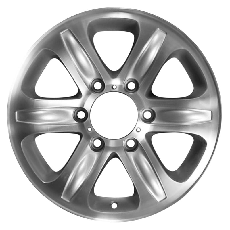 2001 isuzu rodeo wheel 16 machined silver aluminum 6 lug w64230ms 2