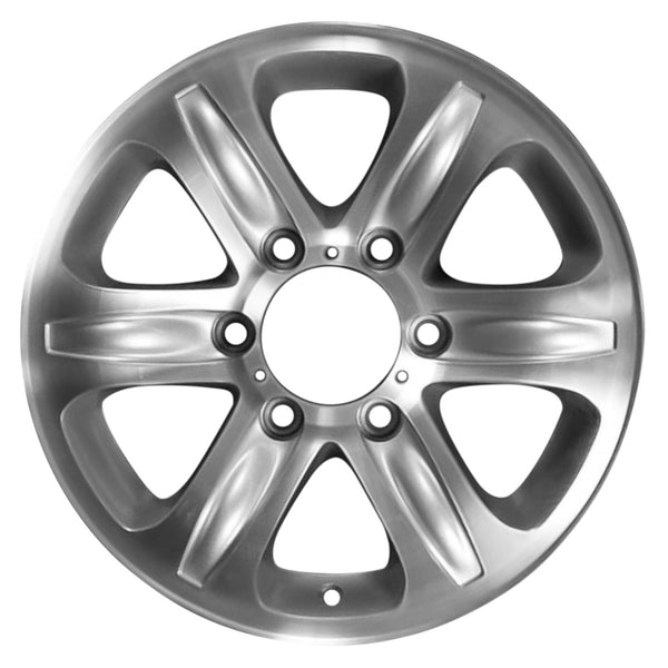 2000 isuzu rodeo wheel 16 machined silver aluminum 6 lug w64230ms 1