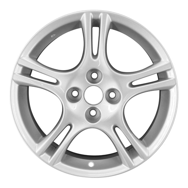 2004 mazda miata wheel 16 silver aluminum 4 lug w64865s 1