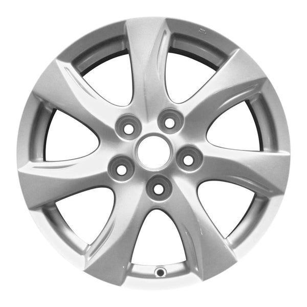 2011 mazda 3 wheel 16 silver aluminum 5 lug w64927s 2