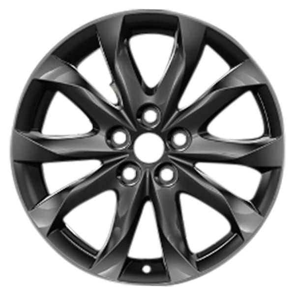 2014 mazda 3 wheel 18 black aluminum 5 lug w64962b 1