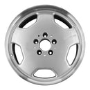 2002 mercedes clk55 wheel 17 machined silver aluminum 5 lug w65244ms 2