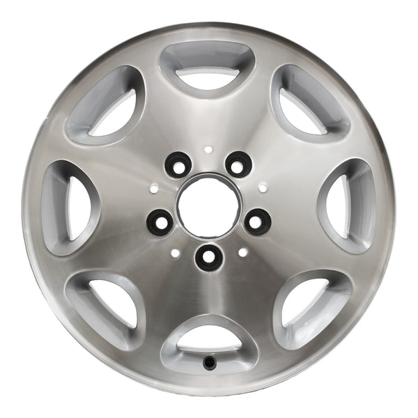 1995 mercedes e500 wheel 15 machined silver aluminum 5 lug w65162ms 4