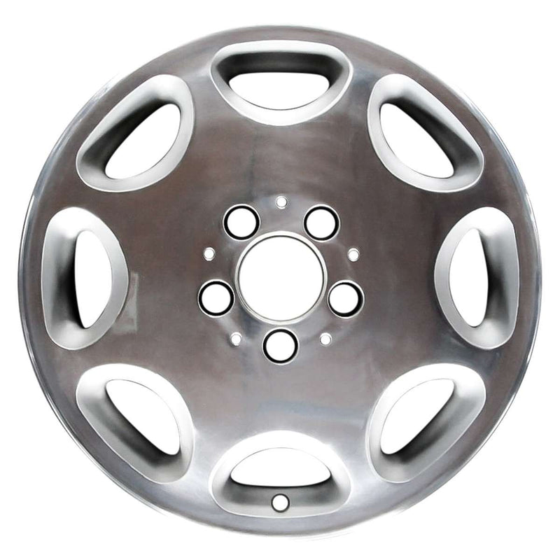 1997 mercedes e420 wheel 16 polished silver aluminum 5 lug w65167ps 3