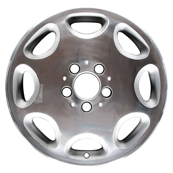 1998 mercedes e420 wheel 16 polished silver aluminum 5 lug w65167ps 4