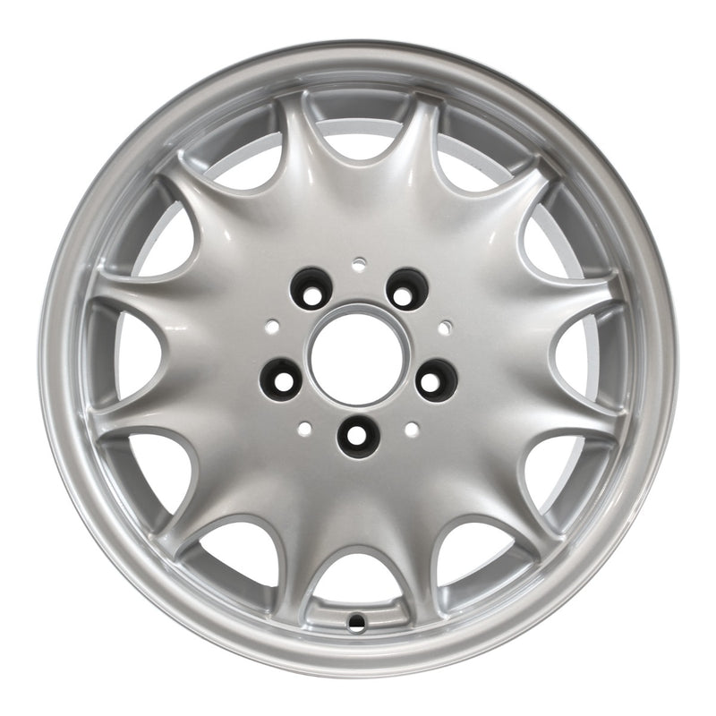 1997 mercedes sl600 wheel 16 silver aluminum 5 lug w65170s 7