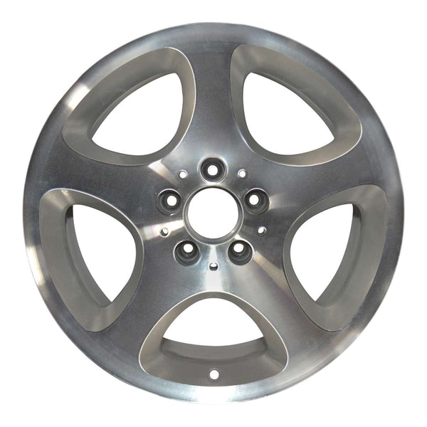 2002 mercedes e320 wheel 17 machined silver aluminum 5 lug w65195ms 7