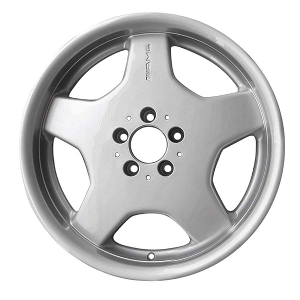 2002 mercedes s55 wheel 18 silver aluminum 5 lug w65207s 12