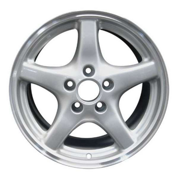 2001 pontiac trans wheel 17 machined silver aluminum 5 lug w6521ms 6