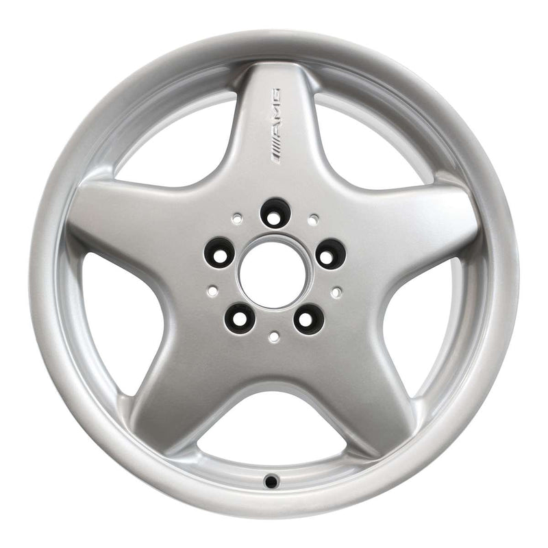 2000 mercedes clk430 wheel 17 silver aluminum 5 lug w65242s 4