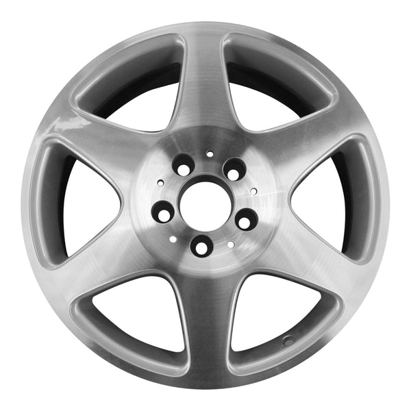 2004 mercedes ml500 wheel 17 machined silver aluminum 5 lug w65249ms 4