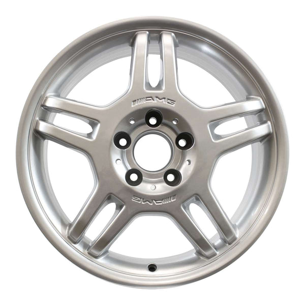 2002 mercedes slk32 wheel 17 silver aluminum 5 lug w65262s 5