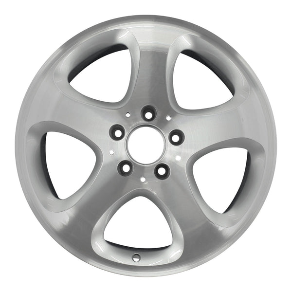 2001 mercedes clk430 wheel 17 machined silver aluminum 5 lug w65285ms 4