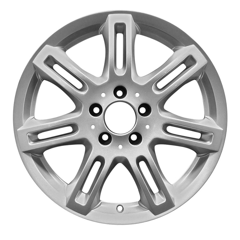 2004 mercedes c320 wheel 17 silver aluminum 5 lug w65315s 3