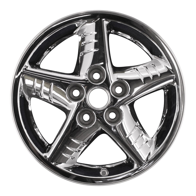 2003 pontiac grand wheel 16 chrome aluminum 5 lug w6533chr 5