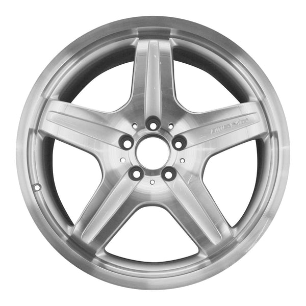 2007 mercedes ml63 wheel 20 machined silver aluminum 5 lug w65428ms 2